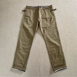 NWT Izzue Men's Tan Pants STP JRST Waist Chino Size 4